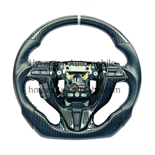 forged carbon fiber+perforated leather+white strip