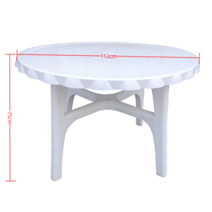 批发新款圆形方形塑料餐桌现代家居餐桌 - Product Image 5