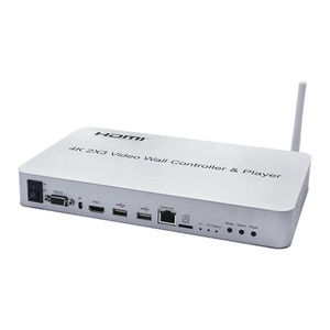 HDMIマルチスクリーン4K 2x3ビデオウォールコントローラー & プレーヤーサポートHDMI/USB入力 - Product Image 1
