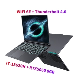 Laptop Gaming 16.1 Inci <span class=keywords><strong>Intel</strong></span> <span class=keywords><strong>Core</strong></span> <span class=keywords><strong>I7</strong></span> Generasi ke-13 13620H 4.9Ghz 10 <span class=keywords><strong>Core</strong></span> Thunderbolt 4 RTX 5060 8G WIFI 6E dengan Kartu Grafis - Product Image 1