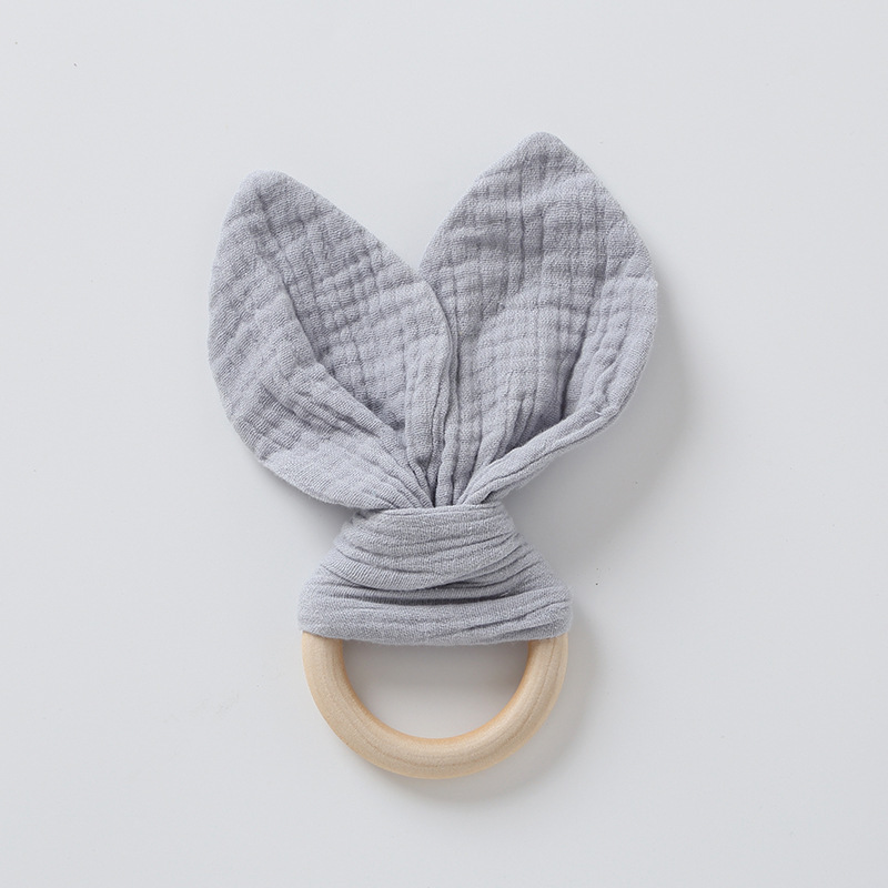 Smoke gray-gauze ears