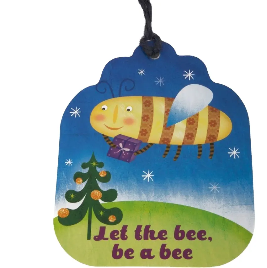 Decoración navideña: deja que la abeja sea una abeja, con semilla para plantar en primavera