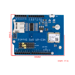 NEO-6M GPSレコーダーシールド拡張ボードモジュールシールドSPI UART、R3 ONE用SDカードスロット付き - Product Image 5