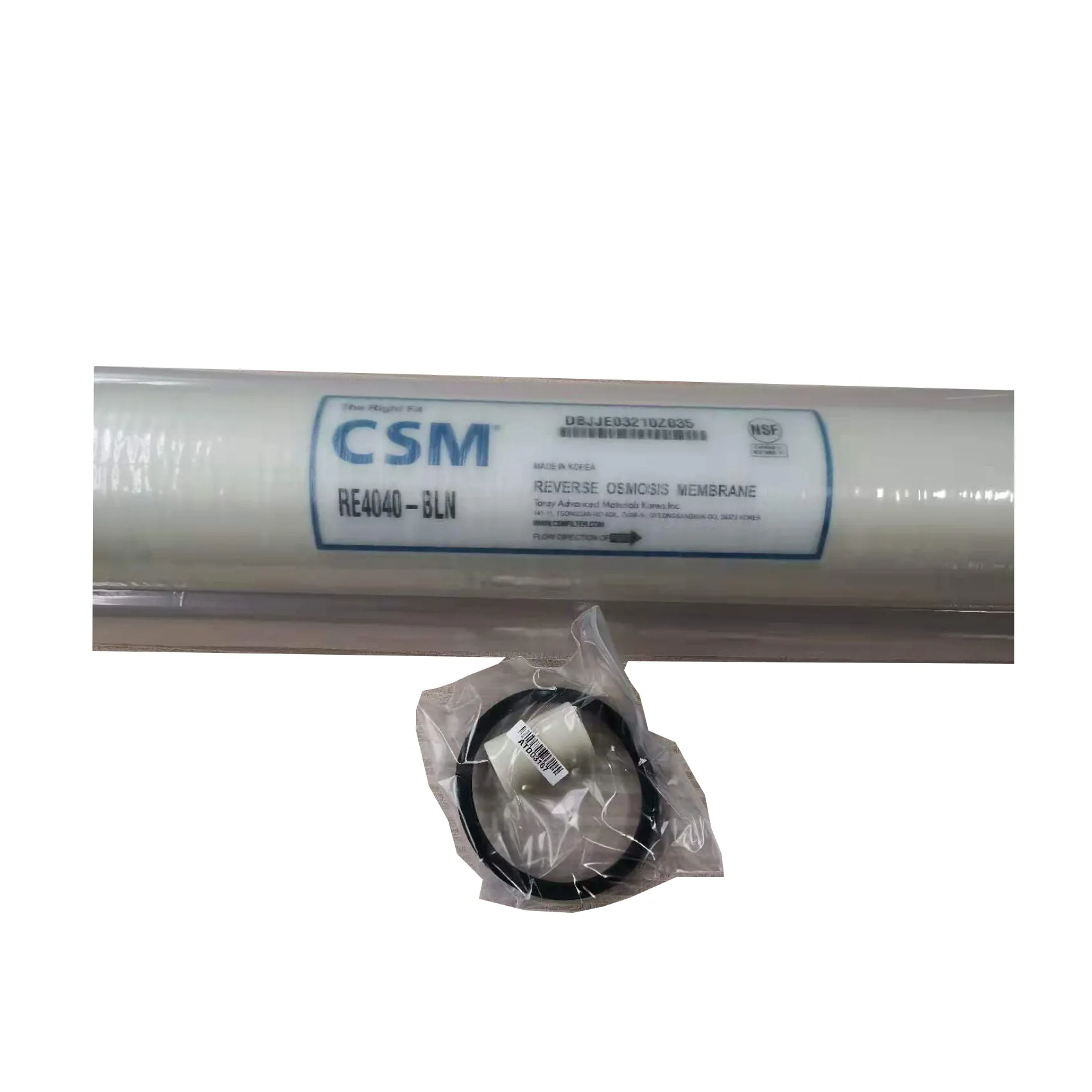 Membrane d'eau d'osmose inverse RO haute et basse pression de 4 pouces CSM