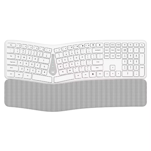 New Ergonomic Compatible Office <strong>Keyboard</strong> with Padded Wrist and Palm Rest 2.4G BT3.0 BT5.0 Wireless Ergonomic <strong>Keyboard</strong> - Product Image 2
