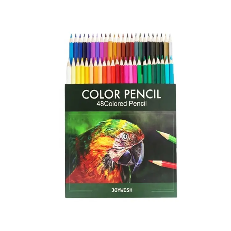 Lápis de óleo para artes profissionais da escola, 48 cores para desenho