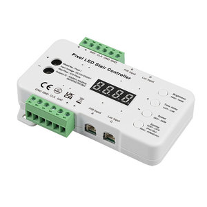 Новейший DC12V 24V ABS 512 пиксель PIR Pixel Светодиодный датчик лестника светодиодный контроллер для WS2811 WS2818 - Product Image 5