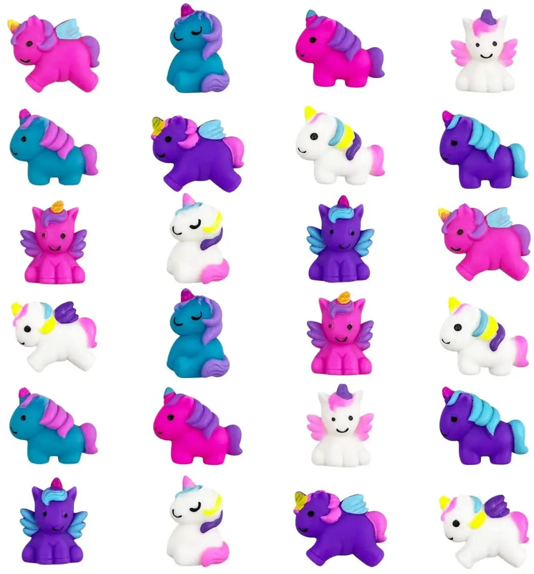1 pz Mini Unicorn Squishy Toys Squishies Kawaii Animal Pattern antistress spremere giocattoli per bambini ragazzi ragazze regali di compleanno