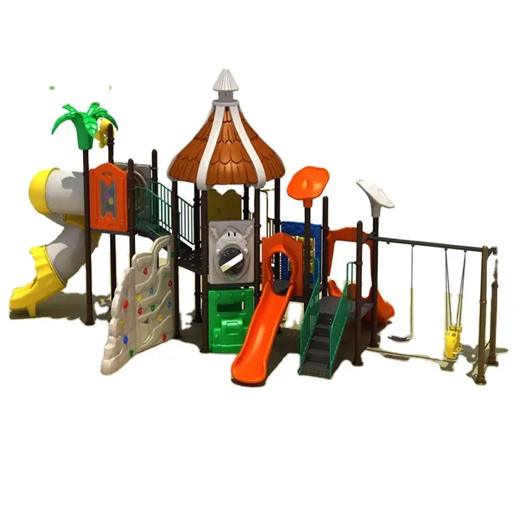 Little tikes marlow bridge climb n slide swing set, altalena in metallo con barre di scimmia, altalena e scivolo per bambini