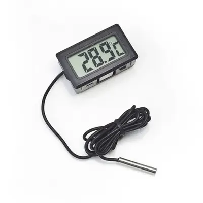 Termómetro digital LCD mini TPM10 con humedad para sauna