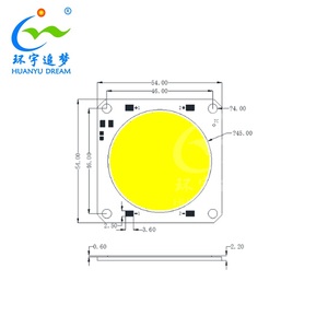5454 COB Chip 54V Trắng 200W/300W 5700K cao CRI>96 sdcm 3 bước COB LED chip cho Downlight/theo dõi ánh sáng/đèn LED - Product Image 5