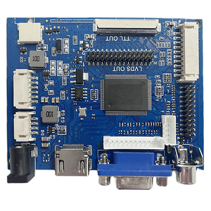 Placa de conversión de señal RGB compatible con LVDS TTL, Panel LCD de 1920x1080 de 6/8 bits, conector VGA AV, placa controladora LCD - Product Image 1