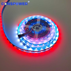 แอดเดรส RGB LED สีเมจิกสตริป60LEDS/M โปรแกรม16703 RGBIC 5050 24V Strestreifen Bande แอดเดรส