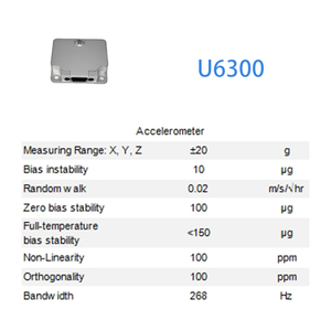 U6300 MEMS高精度IMU传感器450 °/s陀螺仪20g加速度计RS422输出，用于机器人和导航系统 - Product Image 3