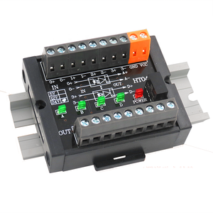 Taidacent 4 CH Collector/Differential/<strong>HTL</strong>/TTL to Differential Output HT04M DIN Rai Signal Isolator Converter Board for PLC MCU - Product Image 2