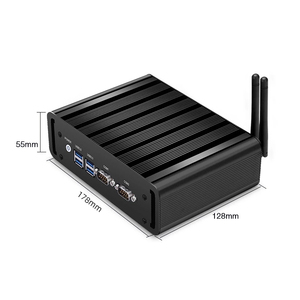 Düşük güç mini pc i5 4200U 4210U 5200U 5300U çift LAN ve çift seri bilgisayar - Product Image 3
