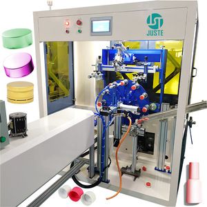 Impresora de pantalla personalizada, contenedor de lápiz labial, Reventa Automática, máquina de serigrafía de transferencia de una estación de seda automática antigua - Product Image 1