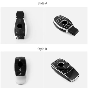 Betterhumz TPU Car <strong>Key</strong> Case Cover Protective Shell <strong>Key</strong> Holder <strong>for</strong> Mercedes benz a B C R G Class GLK GLA AMG W204 W205 W212 W176 - Product Image 5