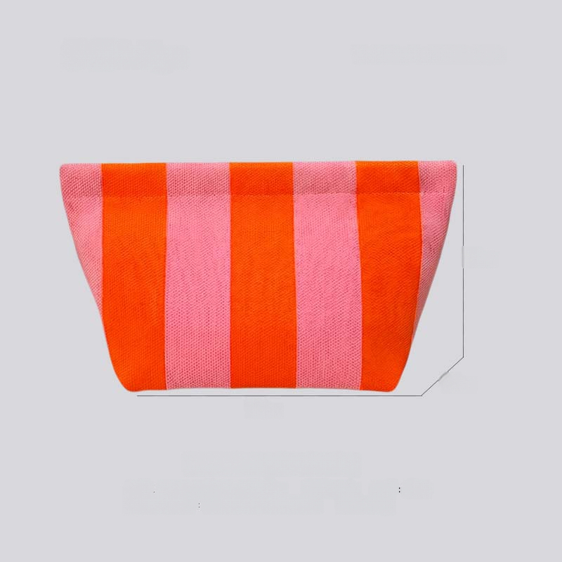 Vertical stripe-orange powder