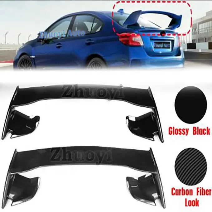 Alerón Trasero para Coche, Accesorio de Ajuste de Labios de Fibra de Carbono para Subaru Impreza WRX STI 2015 2016 2017 2018 2019, 9 Unidades