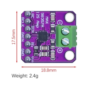 MAX98357 I2S 3W Class D Verstärker Breakout Interface Dac Decoder Modul Filter les Audio Board Für für Raspberry Pi Esp32