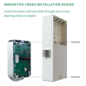ABS Card Steel <strong>Key</strong> and Keypad Unlock Way Durable Anti-Theft Marine Electronic Smart Locker <strong>Lock</strong> ABS Door with - Product Image 4