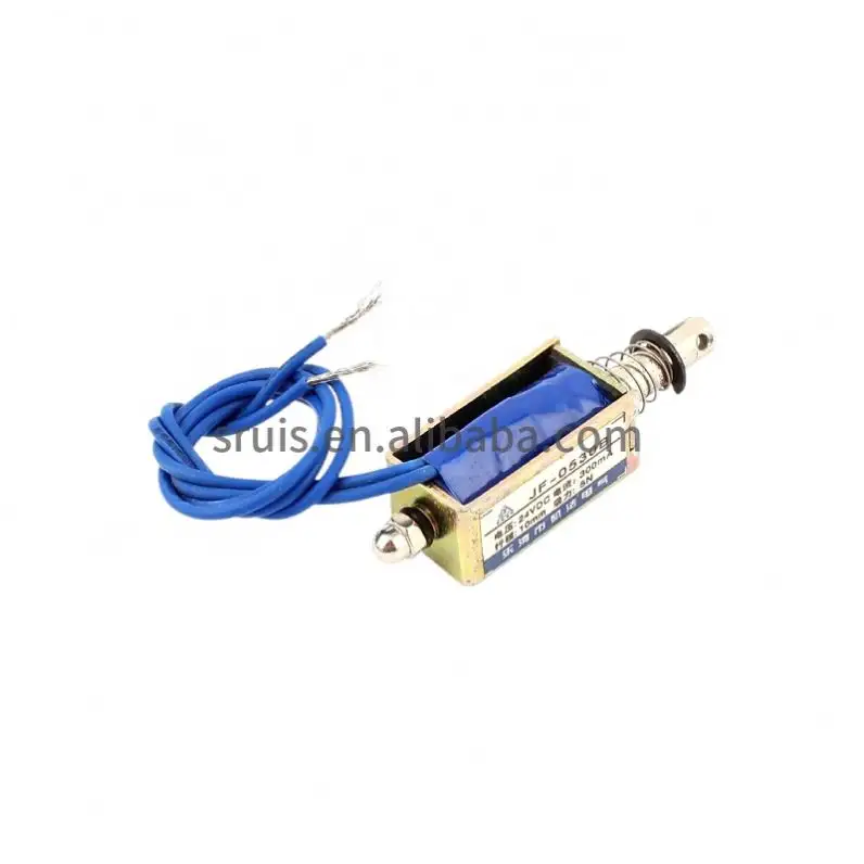 DC 6V 12V 24V solenoide magnetico Push Pull telaio aperto elettromagnete TAU-0530T corsa 10mm forza di mantenimento 700g