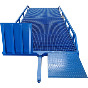Rampa de muelle móvil de descarga de carga Rampa de carga hidráulica móvil para transporte de montacargas de camiones - Product Image 1