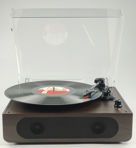 Reproductor de discos de vinilo retro multifunción con entrada y salida BT, grabación y reproducción USB, salida RCA, entrada auxiliar, bajo y tweeter, 1 unidad - Product Image 6