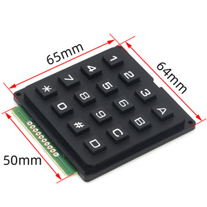 Módulo de teclado microcontrolador 3*4/4*4 matriz con 12/16 teclas para una fácil integración - Product Image 2