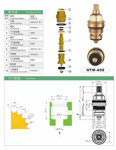 Chất lượng cao groway GW-MA08 Brass chậm-mở vòi Mực hộp mực thân thiện với môi hiện đại phụ kiện phòng tắm 5 năm bảo hành - Product Image 3