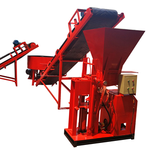 Máquina de fabricación de ladrillos entrelazados de construcción común práctica, máquina de bloques semiautomática - Product Image 1