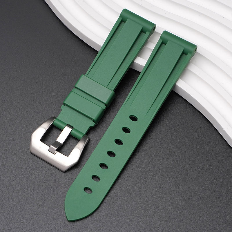 Army-Green+Silver Buckle
