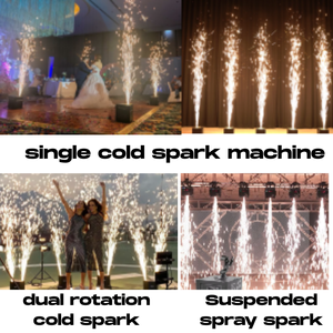 600瓦冷火花机发光二极管光源DMX512控制舞台窗帘发光二极管地板泛光灯 - Product Image 6
