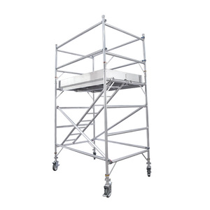 Metallic Andamio <strong>Ladder</strong> <strong>Type</strong> <strong>Frame</strong> Galvanized Adjustable <strong>Scaffold</strong> for Building Material - Product Image 4