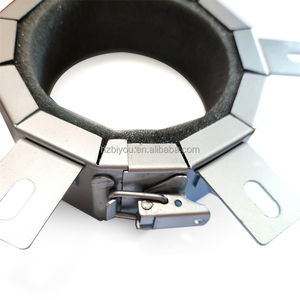 Yangın durdurma PVC boru çelik yangın yaka intumeeyangın direnci 2 saat plastik Pipework yangın koruma çözümü - Product Image 4