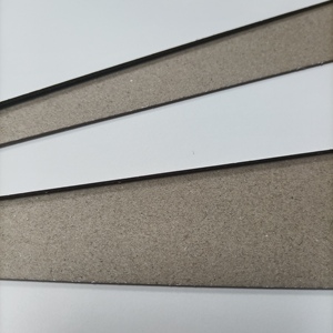 Single White Black Cardboard Padding <strong>Board</strong> Double Gray Edge Strip A4 Size 1mm 3mm Thickness <strong>PE</strong> Coating Material for Offset