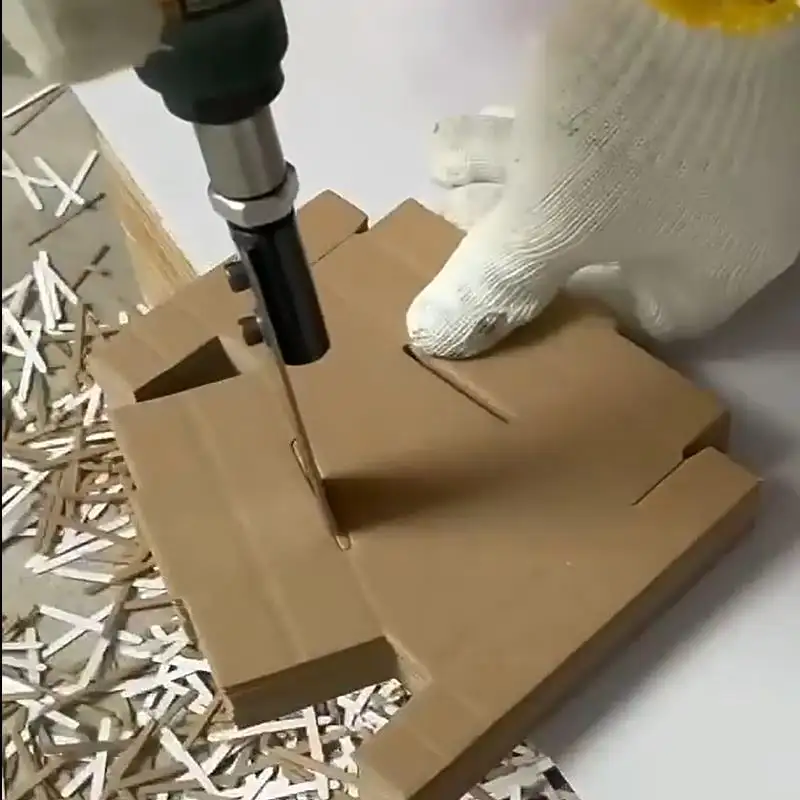 Máquina de pelado de agujeros neumática para troquelado, cartón corrugado, papel Kraft