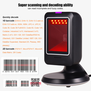 2025 New <strong>QR</strong> <strong>Code</strong> Scanner Design Desktop Barcode Scanner China Manufacturer OEM ODM - Product Image 2