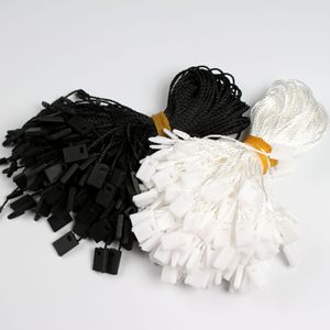 Cuerda de etiqueta colgante de algodón del fabricante para ropa Cuerda de algodón con clip de plástico sostenible - Product Image 2