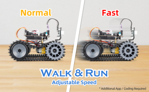 Nuovo Kit Robot cingolato cingolato di fabbrica telaio serbatoio C ++ programmazione 328 microcontrollore Kit robotico Starter Kit Smart Robot Car - Product Image 5