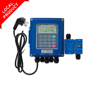 Medidores de flujo ultrasónicos domésticos de bajo costo, 4 ~ 20mA DN15 ~ DN6000 mm Medidor de flujo ultrasónico Precio Medidor de flujo