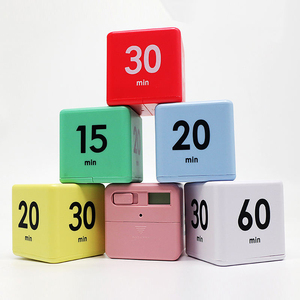 Cube Timer sensore di gravità Flip LCD Timer da cucina esercizio conto alla rovescia Timer da gioco 30/60 minuti per la gestione del tempo dei bambini - Product Image 1