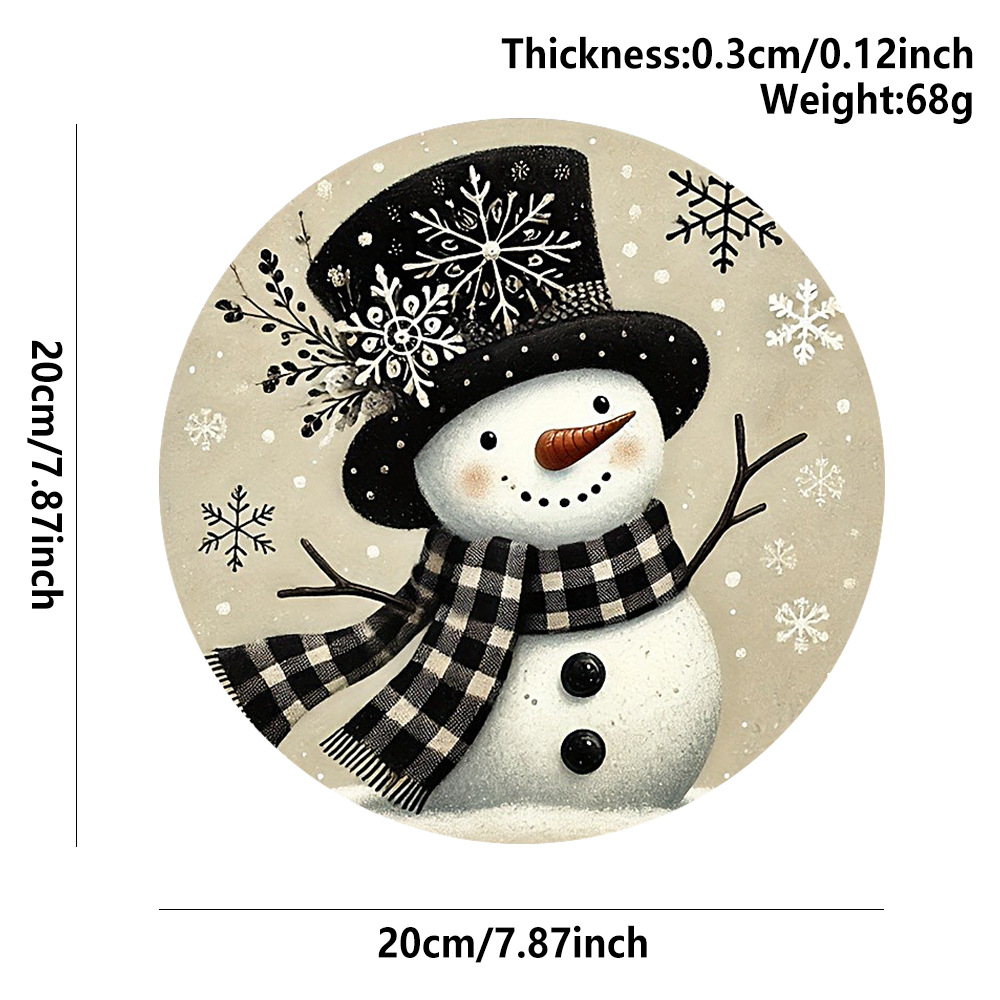 Bonhomme de neige noir