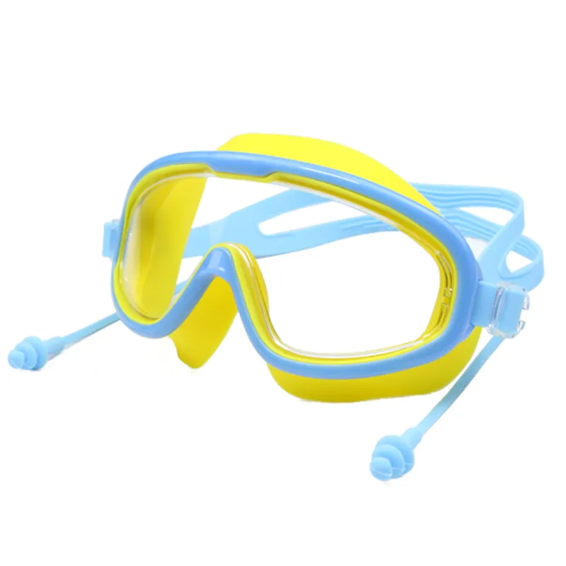 Nuevo estilo, lentes antiniebla, gafas de natación para niños, gafas de natación impermeables de Marco grande, gafas deportivas para niños, gafas de natación