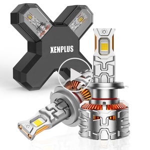 Xenplus หลอดไฟ LED X1ใหม่ระบบไฟรถยนต์, หลอดไฟ H7ไฟหน้ารถ85W 48000LM 6500K ไส้ตะเกียงขนาดใหญ่พิเศษที่แข็งแรง - Product Image 1