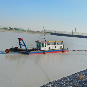 Barco de draga de succión con cortador de arena de río con tubería flotante - Product Image 5
