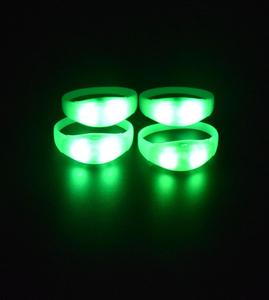 <strong>Programmable</strong> <strong>Remote</strong> Controlled Flashing Led Silicone Bracelet, Radio <strong>Control</strong> Rfid Light up Wristband, DMX 512 Led Bracelet - Product Image 5