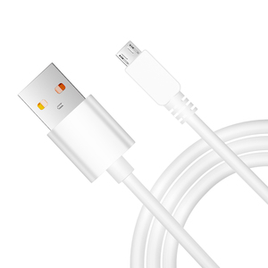 低价促销高速日期微型USB电缆0.5米白色USB公对微型USB设备 - Product Image 1