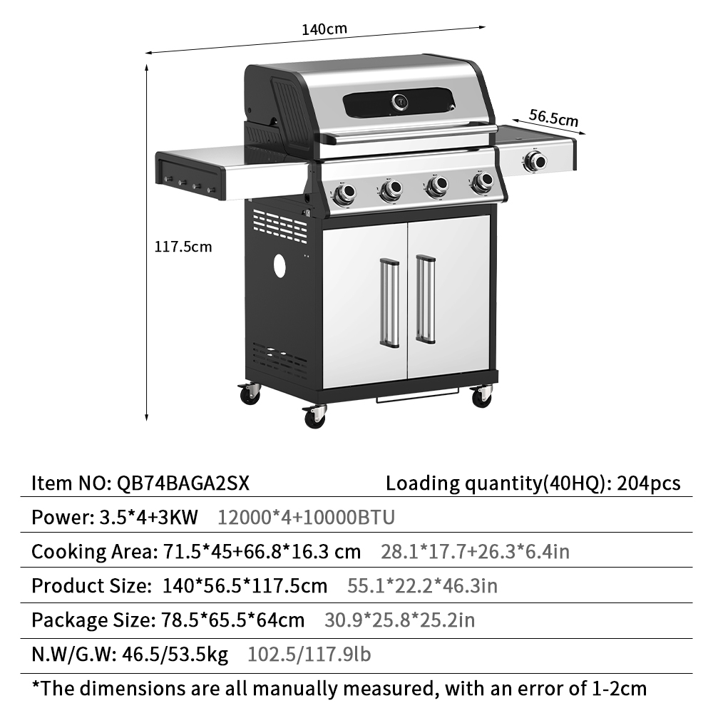 Liste des pièces QB74BAGA2SX